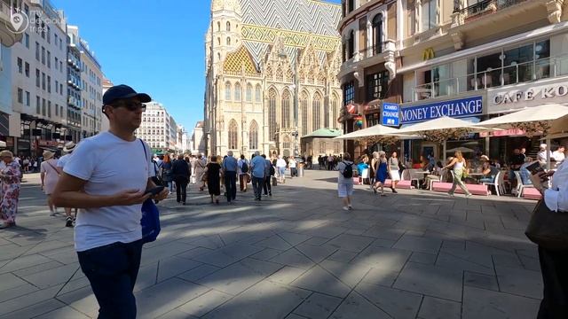 VIENNA 2023 CITY CENTER,SHOPS,BARS | 4K WALKING TOUR IN SEPTEMBER смотреть онлайн