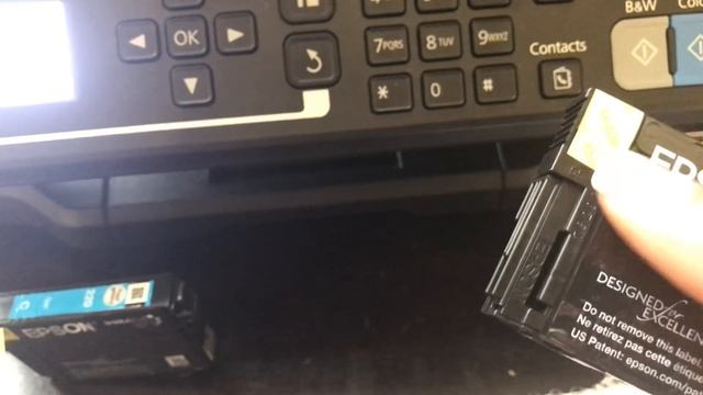 How to change ink cartridge for Epson workforce WF-2630 смотреть онлайн