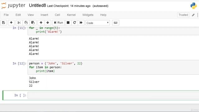Python - Цикл for смотреть онлайн