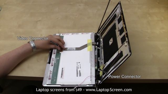 Laptop Screen Replacement / How To Repair (replace) LCD Screen In A Laptop