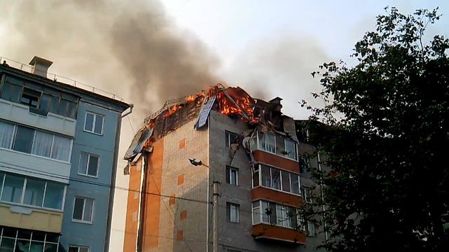 Пожар, Ачинск 09.08.13.(6)