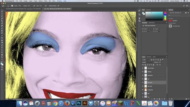 Video 3 6 Level 1 - Photoshop CC Tutorial - Create a Warhol Project смотреть онлайн