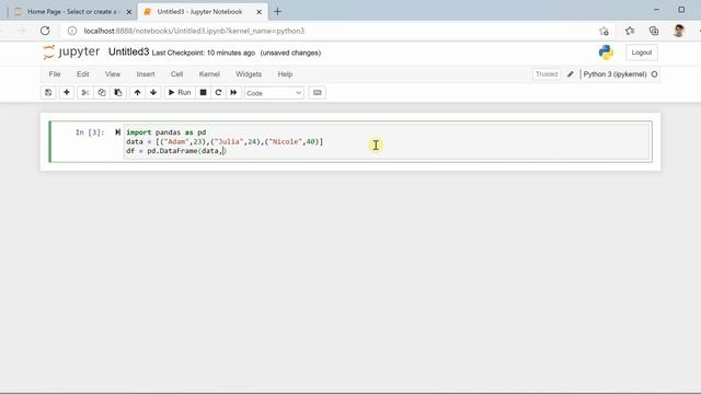 #11 Python Pandas: Create Pandas Data Frame from Tuple смотреть онлайн