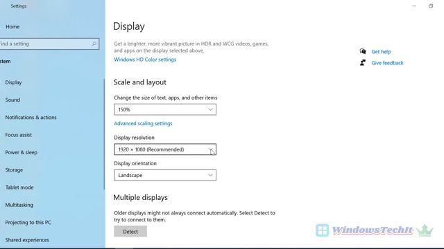 Change Screen Resolution in Windows 10 - Settings and Steps смотреть онлайн
