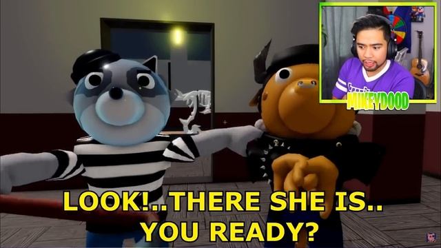 REACTING TO THE ORIGIN OF LAURA..*CURSED SKIN* (Roblox Piggy Book 2) смотреть онлайн