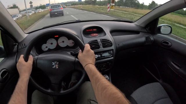 2003 Peugeot 206 [1.4 70 л.с.] | Тест-драйв POV смотреть онлайн