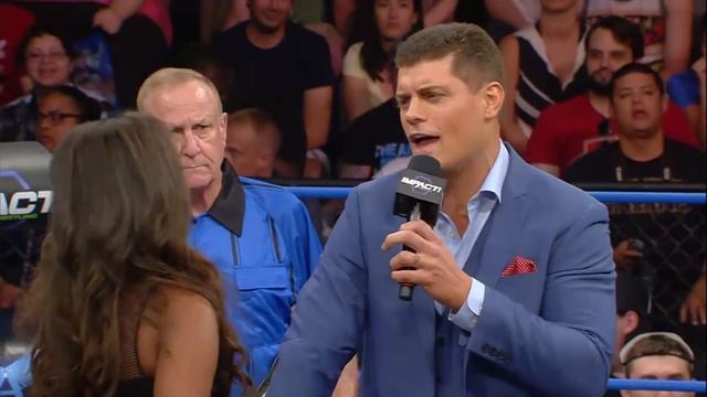 Cody Tells Brandi Rhodes She Will Not Compete | IMPACT March 16th, 2017 смотреть онлайн