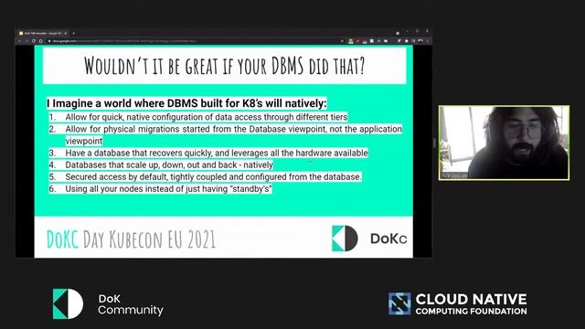 A Call for DBMS to modernize on K8’s - DoKC Day // Rick Vasquez смотреть онлайн