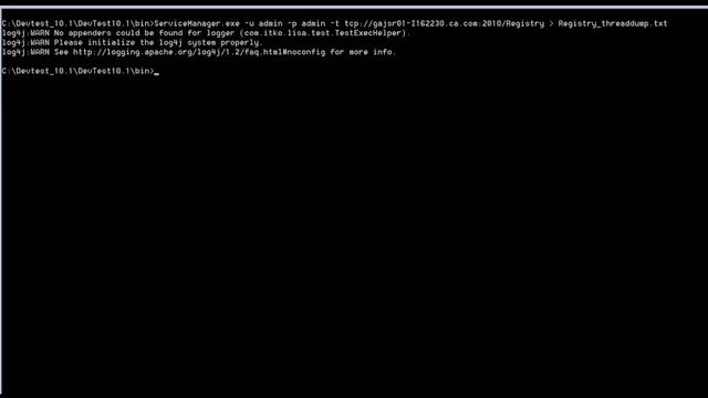 Generate the Thread and Heap Dump of a DevTest Solutions Component смотреть онлайн