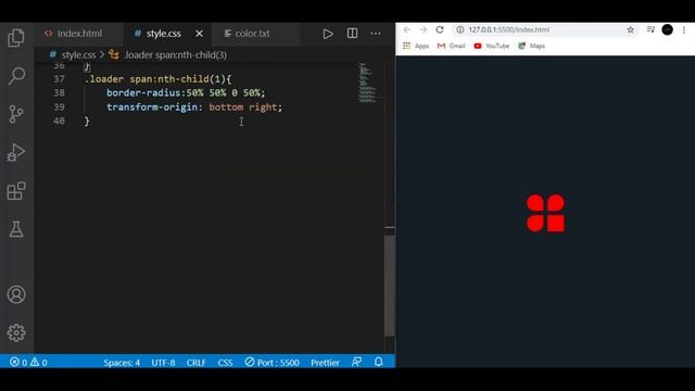 Awesome Loading Animation Using Only HTML & CSS смотреть онлайн