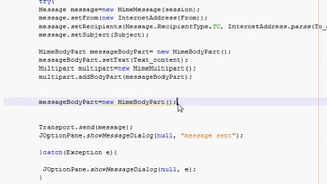 Java prog#91.JavaMail :Attach file with your Email Part 2 смотреть онлайн
