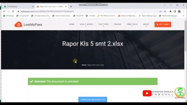 Cara Membuka Unprotect Sheet Excel Dengan Mudah by Operator Pemula смотреть онлайн