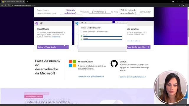 BAIXANDO E INSTALANDO O VISUAL STUDIO PARA TRABALHAR COM C# смотреть онлайн