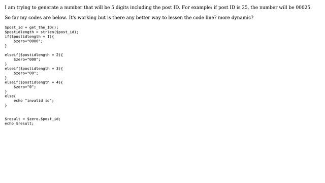 Wordpress: Generating a number based on post ID смотреть онлайн