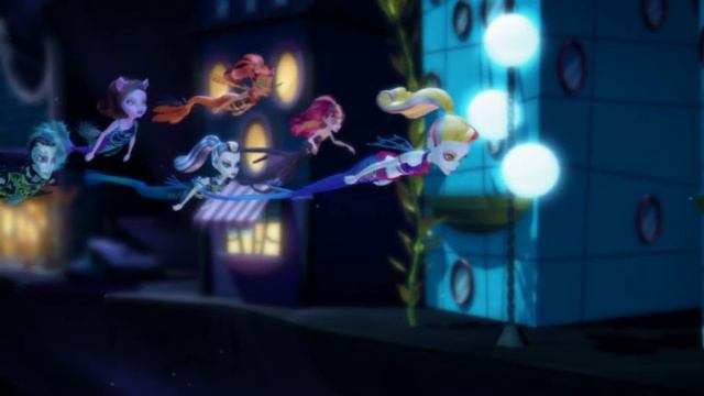 Bem-vindo à cidade natal de Lagoona | Great Scarrier Reef | Monster High смотреть онлайн