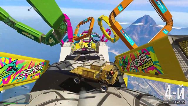 САМЫЙ ДЛИНЫЙ СПУСК БЕЗ ТОРМОЗОВ! КУДА ЛЕТЕТЬ? GTA 5 ОНЛАЙН смотреть онлайн
