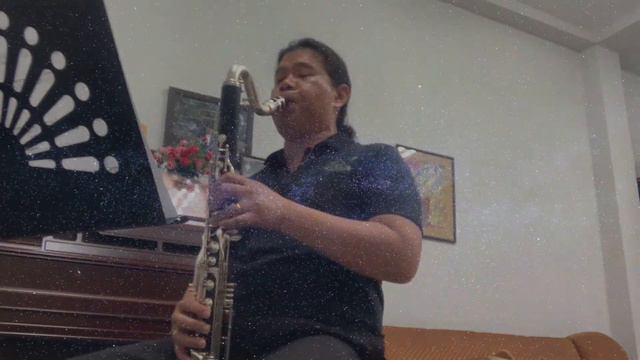 Bach Cello Suite no 1 Sarabande for Bass Clarinet Solo смотреть онлайн