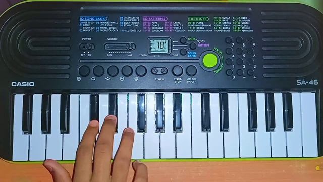 Om Jai Jagdish Hare Aarti song in keyboard (Casio sa 46) смотреть онлайн