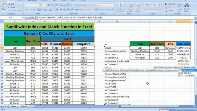 Sumif with Index and Match Function in Excel#Dynamic Sumifs with Index Match function#sumif #index смотреть онлайн