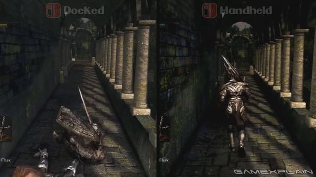 Dark Souls: Remastered - Docked Vs Handheld Graphics Comparison (Nintendo Switch) смотреть онлайн