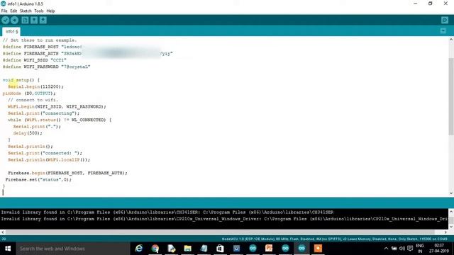 IoT - Firebase program for Node MCU Explanation (In Tamil) смотреть онлайн