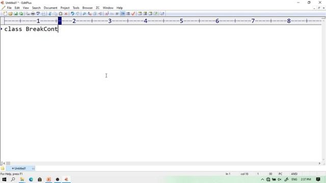 Break And Continue Statement||Break Continue In Looping||Java Programming Series 13