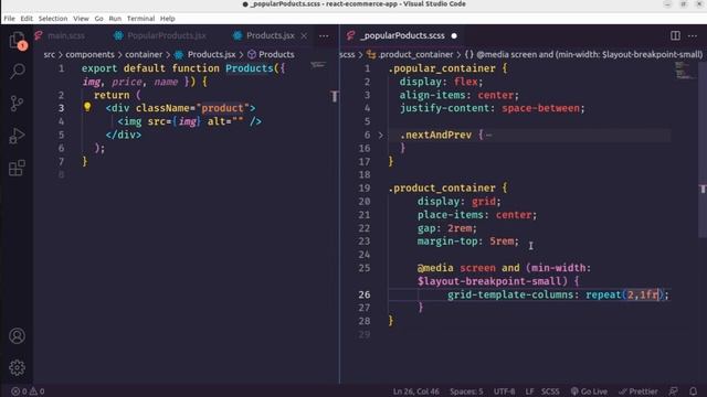 Build a responsive e-commerce website with react and sass смотреть онлайн