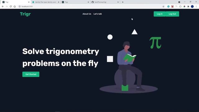 Final Part - Trigr Landing Page - Authentication смотреть онлайн