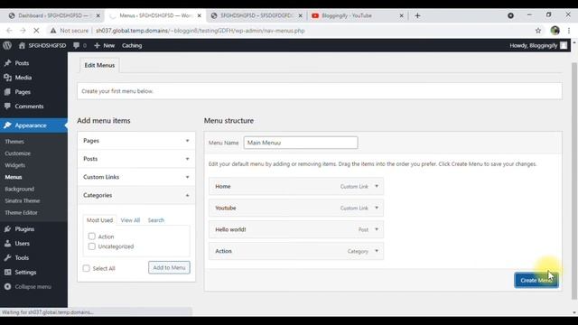 How To Add Menu (Submenu) In WordPress Blog Website? | WordPress Me Menu Sub menu Kaise Lagaye смотреть онлайн