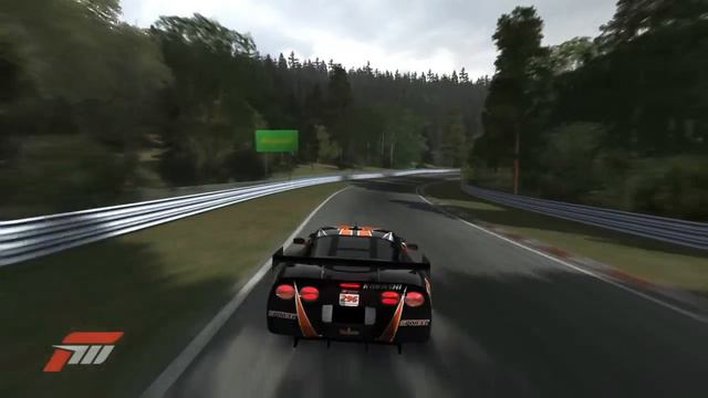 Forza Motorsport 3 - Corvette C5.R - Nürburgring Nordschleife - 6:32:680 смотреть онлайн