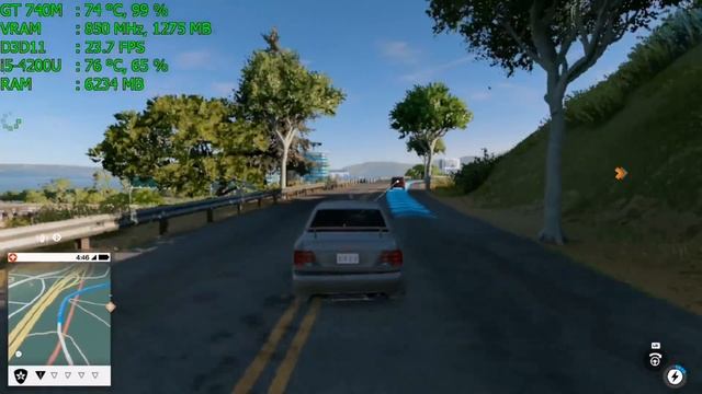 Watch Dogs 2 (GT 740M/GT 825M/GT 920M | i5 4200u) [Minimum] смотреть онлайн