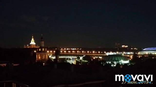 Москва, ночная прогулка по Софийской набережной. смотреть онлайн