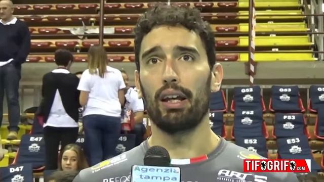 Sir Perugia – Amriswil 3-0. Intervista a Birarelli post partita смотреть онлайн