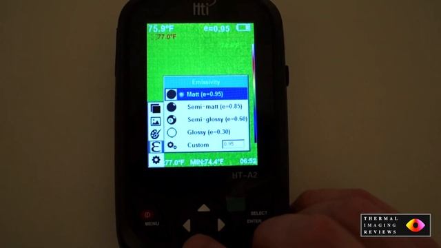 HTI HT A2 Thermal Camera - Menu and navigation смотреть онлайн
