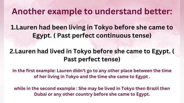 The Past Perfect Continuous Tense ( English Version) смотреть онлайн