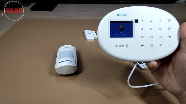Как прописать датчики движения на сигнализацию KERUI 204 смотреть онлайн