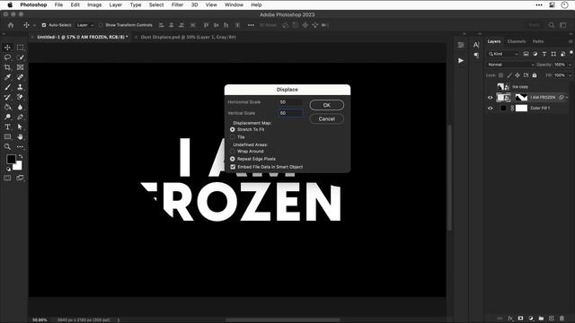 Create a Frozen Ice Text Effect in Adobe Photoshop смотреть онлайн