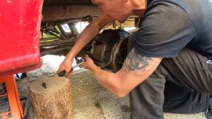 Ремонт ручного тормоза грузового Volkswagen Crafter (Часть 2)