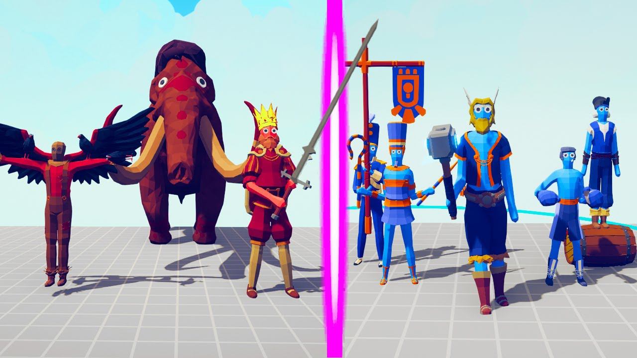 THREE BOSSES TEAM vs LEGACY TEAM | TABS - Totally Accurate Battle Simulator смотреть онлайн