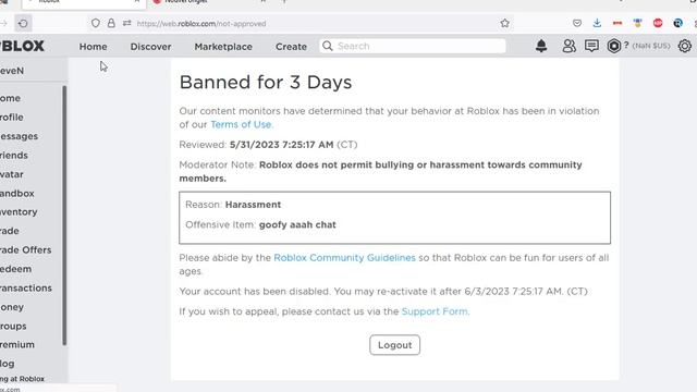 GOOFY AAAH ROBLOX MODERATION смотреть онлайн