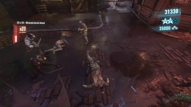 Batman Arkham Knight Crime Alley as Red Hood - Combat Challenge Knightmare Difficulty смотреть онлайн