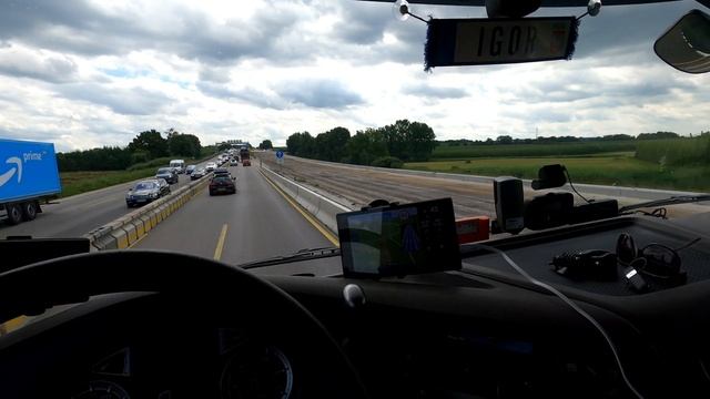 Огромная пробка в Германии, Красивейшие Виды Австрии и Германии смотреть онлайн