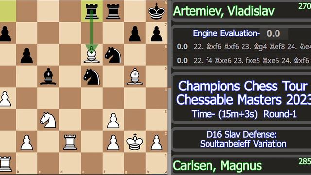 The First Game was Upset for Magnus | Magnus vs Artemiev | Chessable Masters 2023 смотреть онлайн