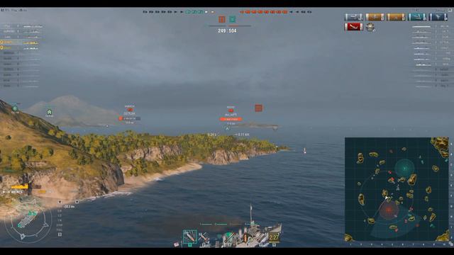 WICKES 110 к урона на 3-м уровне!!! World of Warships 0.5.2 Капитанский мостик смотреть онлайн