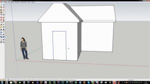 Делаем дачный домик в SketchUp (Первый урок)