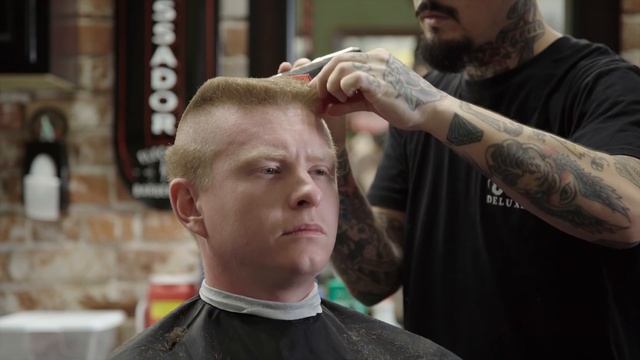 Haircut Tutorial: How to Cut and Style a Military Flat Top | Uppercut Deluxe смотреть онлайн