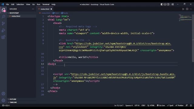 Bootstrap 5 Bangla Tutorial 1 || Get Started смотреть онлайн