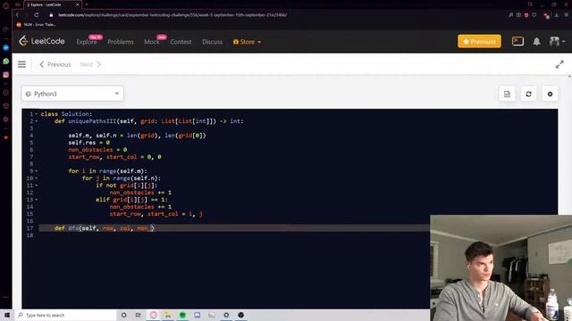 LIVE CODING: LeetCode September Challenge - Question 20: Unique Paths III смотреть онлайн
