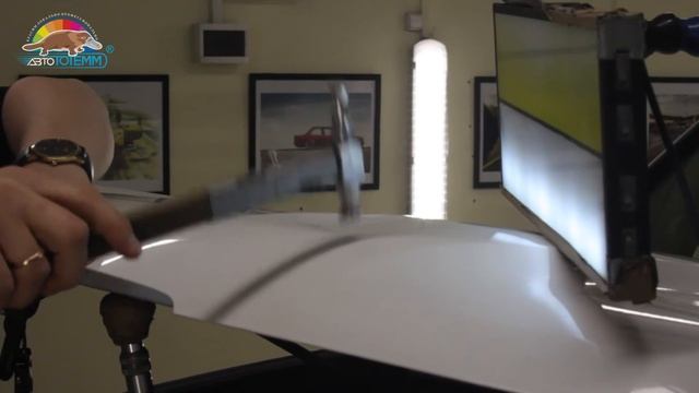 Удаление вмятины капота Лэнд Крузер в АвтоТОТЕММ: мы сделаем это без покраски. А вы? смотреть онлайн