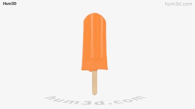 Ice Pop 3D Model By Hum3D.com